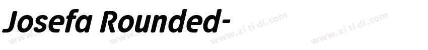 Josefa Rounded字体转换